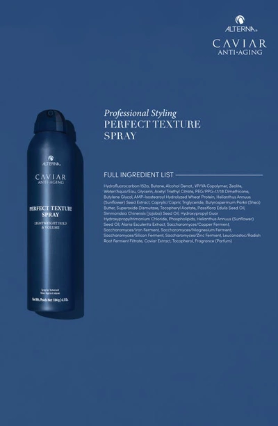 Alterna Caviar Anti-aging Perfect Texture Spray 6.5 Oz.