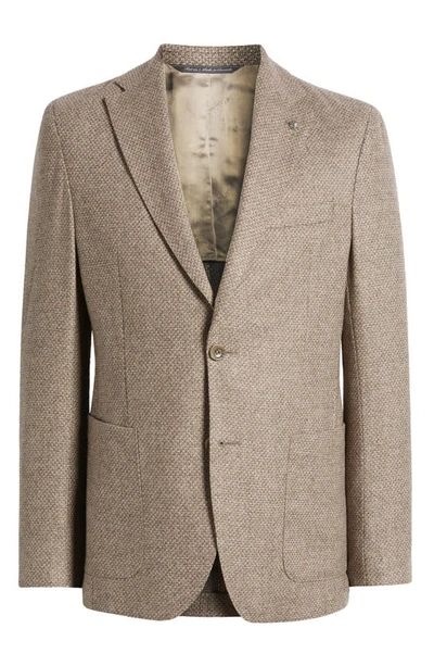 Shop Jack Victor Morton Soft Constructed Wool & Cashmere Sport Coat In Tan