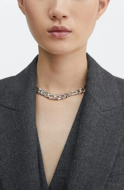 Mango Women's Structured Suit Blazer In Medium Heather Grey