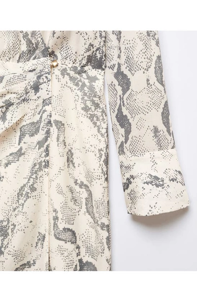 Mango Robe In Off White