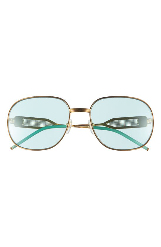 Casablanca Gold Square Sunglasses