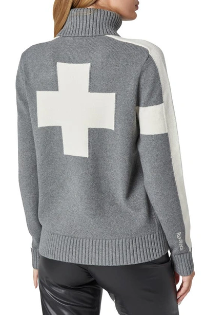 Shop Alp N Rock Killian Turtleneck Sweater In Heather Grey