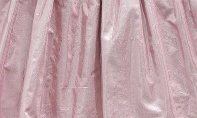 Shop Mini Boden Kids' Metallic Party Skirt In Almond Pink