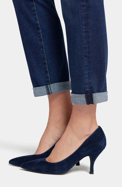 Shop Nydj Sheri Cuffed Straight Leg Jeans In Cambridge