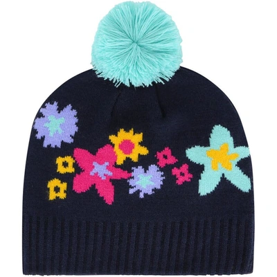 Shop 47 Girls Youth ' Navy Cal Bears Buttercup Knit Beanie With Pom