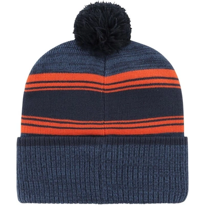 Shop 47 ' Navy Denver Broncos Fadeout Cuffed Knit Hat With Pom