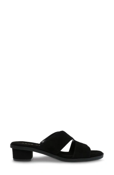 Shop Anne Klein Timmy Slide Sandal In Black