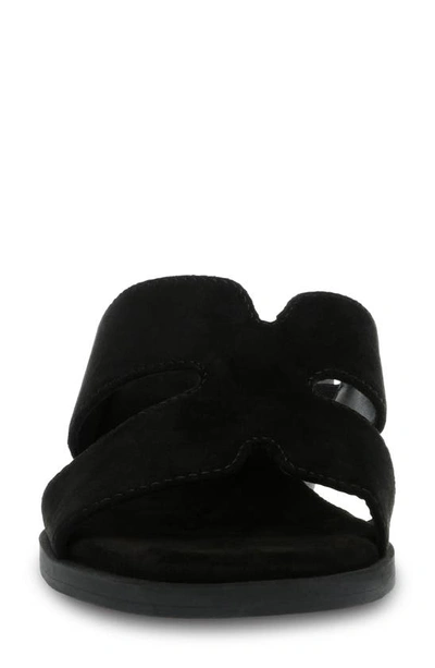 Shop Anne Klein Timmy Slide Sandal In Black