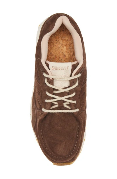 Saucony Shadow 6000 Moc Toe Sneaker In Brown