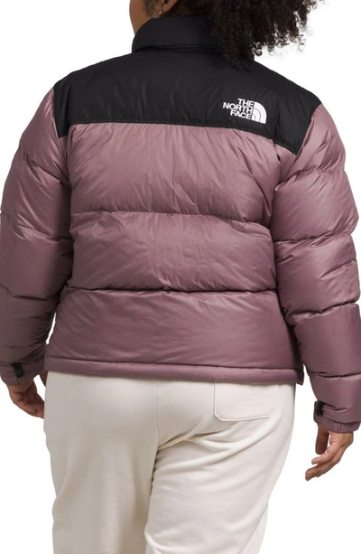 Shop The North Face 1996 Retro Nuptse® 700 Fill Power Down Packable Jacket In Fawn Grey/ Tnf Black