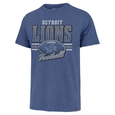 Shop 47 ' Blue Detroit Lions Last Call Franklin T-shirt