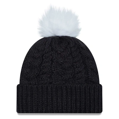 Shop New Era Navy Usmnt Pom Cuffed Knit Hat