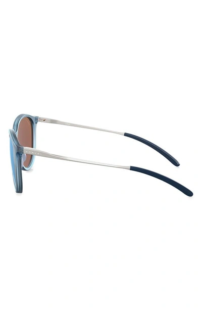 Oakley Womens Blue Oo9288 Sielo Round-frame O Matter™ Sunglasses In Dark Grey