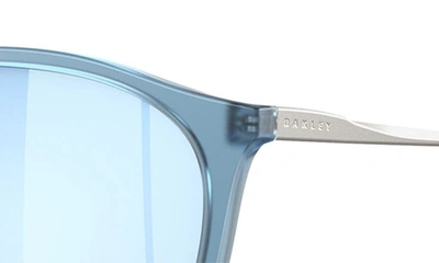 Oakley Womens Blue Oo9288 Sielo Round-frame O Matter™ Sunglasses In Dark Grey