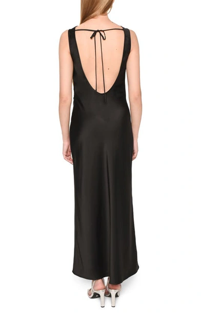 Shop Wayf X Jourdan Sloane Bella Satin Dress In Black