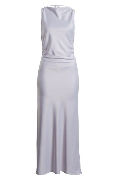 Shop Wayf X Jourdan Sloane Bella Satin Dress In Silver