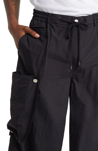 Shop Tombogo Tote Bag Balloon Cargo Pants In Black