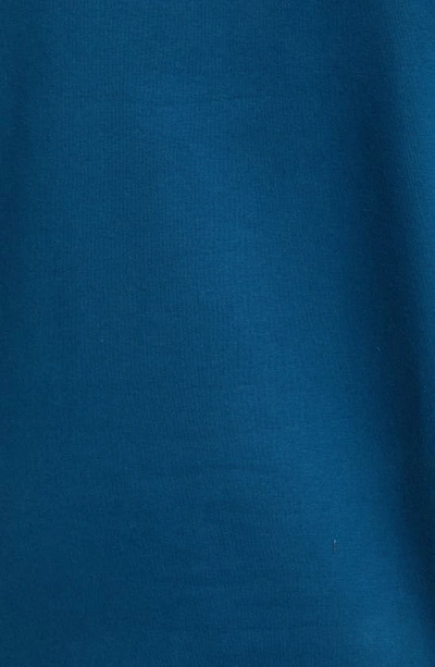 Shop Beyond Yoga Every Body Cotton Blend Hoodie In Blue Gem