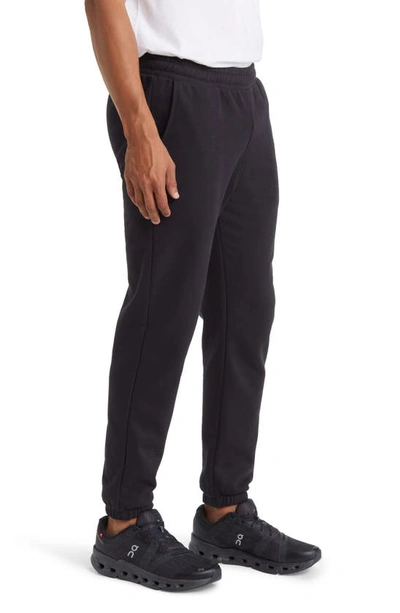 Shop Beyond Yoga Fresh Cut Cotton Blend Sweatpants In Black