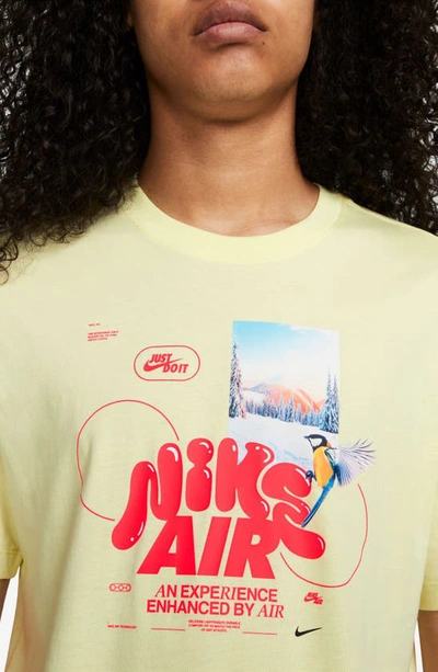 Shop Nike Bubble Art Graphic T-shirt In Luminous Green