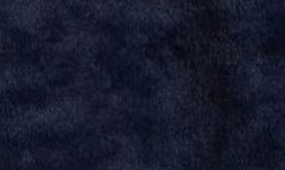 Shop Nordstrom Shawl Collar Plush Longline Robe In Navy Peacoat