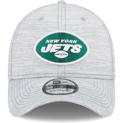 Shop New Era Gray New York Jets Speed 39thirty Flex Hat