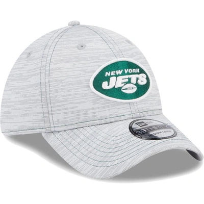 Shop New Era Gray New York Jets Speed 39thirty Flex Hat