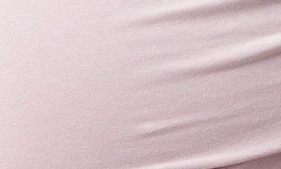 Shop Stowaway Collection Twist Crop Maternity/nursing Top In Lavender