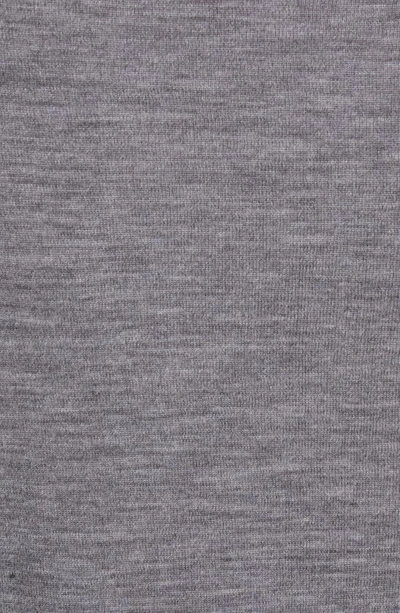 Shop Rohe Merino Wool Turtleneck Top In Grey Melange