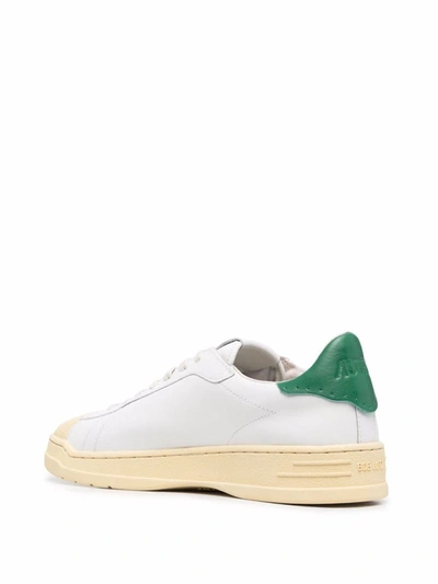 Shop Autry 'dallas' Sneakers In Bianco E Verde