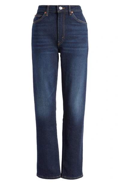 Shop Re/done '70s High Waist Straight Leg Jeans In Barely Worn