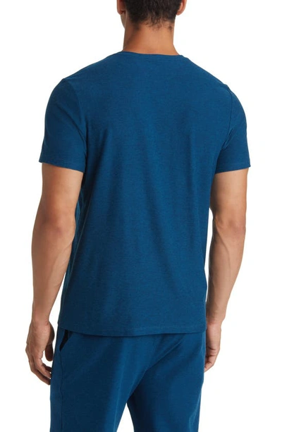 Shop Beyond Yoga Featherweight Always Beyond Performance T-shirt In Blue Gem Heather