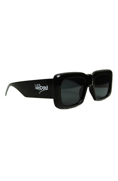 Wisdom Frame 1 Square Sunglasses In Black