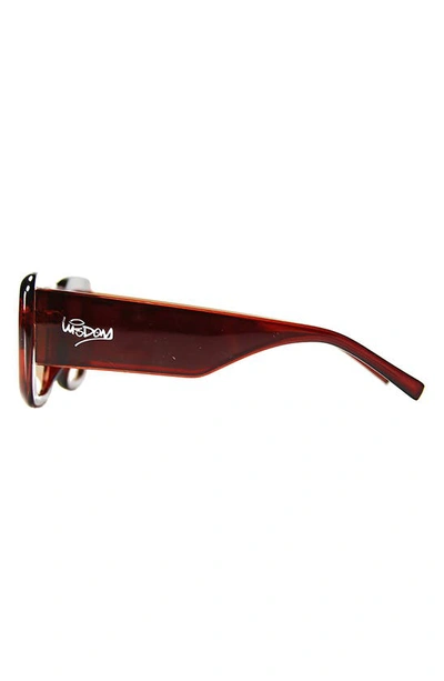 Wisdom Frame 1 Square Sunglasses In Wood