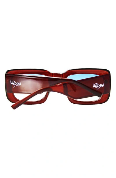 Wisdom Frame 1 Square Sunglasses In Wood