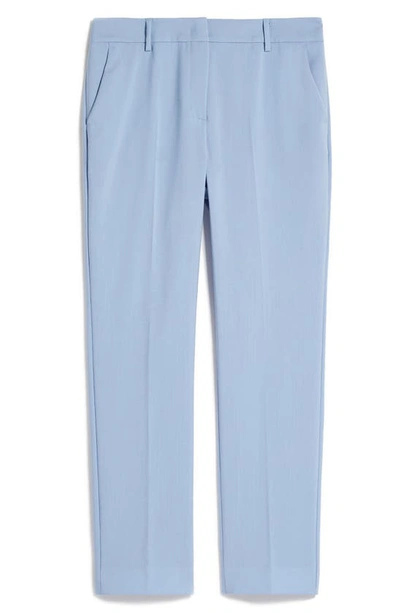 Shop Weekend Max Mara Canon Slim Fit Wool Ankle Pants In Light Blue