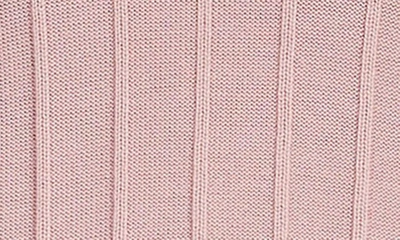 Max Mara Beira Ribbed-knit Virgin Wool Turtleneck Sweater In Pink
