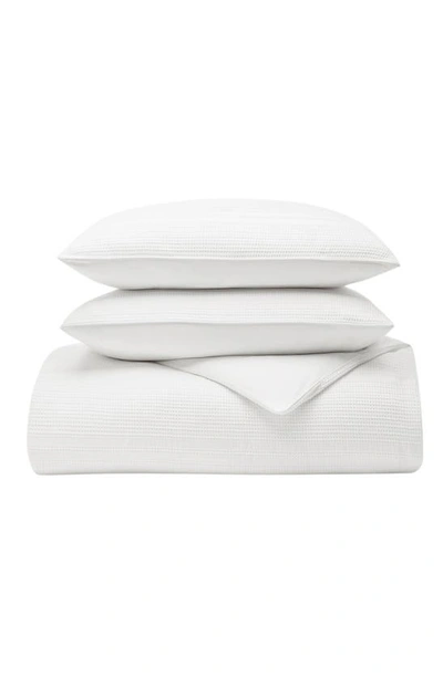 Shop Boll & Branch Waffle Weave Organic Cotton Duvet Cover & Sham Set In White