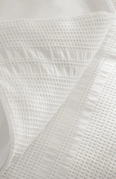 Shop Boll & Branch Waffle Weave Organic Cotton Duvet Cover & Sham Set In White