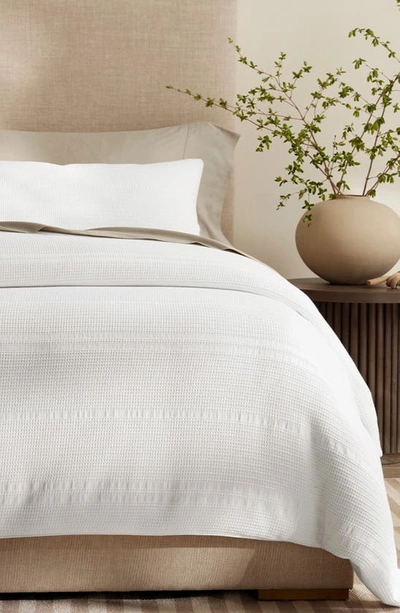 Shop Boll & Branch Waffle Weave Organic Cotton Duvet Cover & Sham Set In White