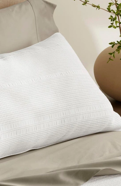 Shop Boll & Branch Waffle Weave Organic Cotton Duvet Cover & Sham Set In White