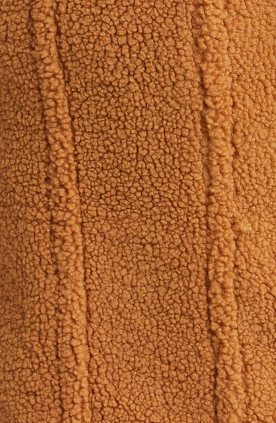 Ugg Gertrude Long Teddy Coat In Chestnut