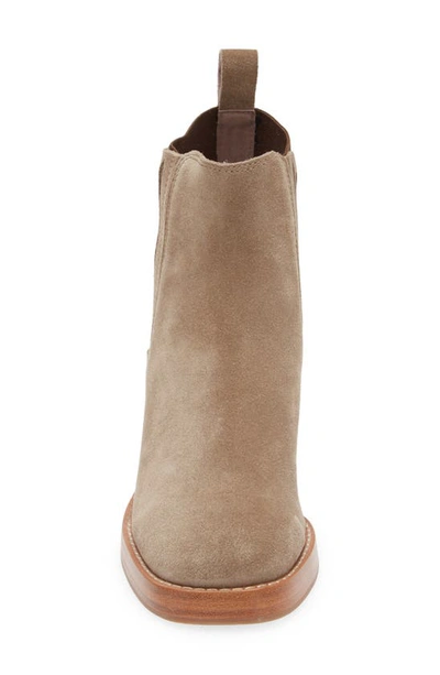 Shop Chocolat Blu Imogen Chelsea Boot In Taupe Suede