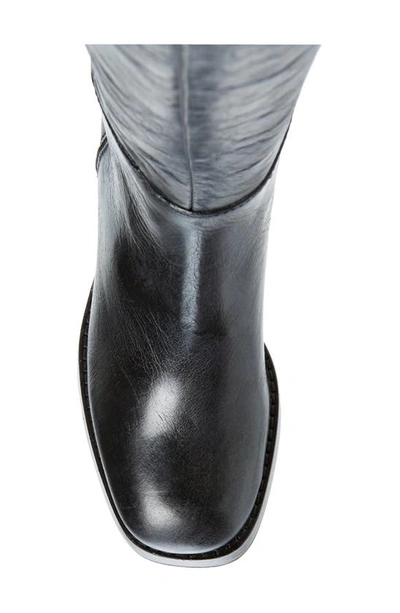 Shop Chocolat Blu Ines Knee High Boot In Black Leather