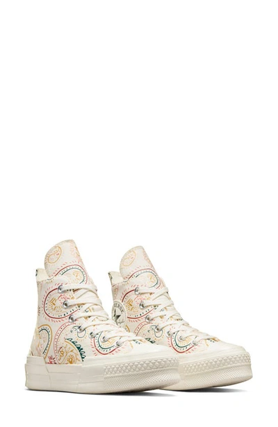 Shop Converse Chuck Taylor® All Star® 70 Plus High Top Sneaker In Obsidian/ Egret/ Pink Sage