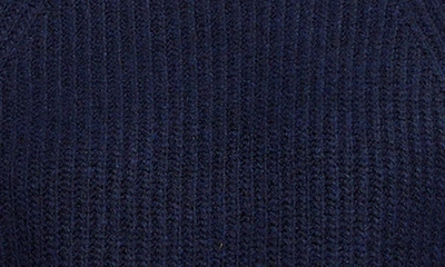 River Island Mixed Media Layered Sweater In Navy