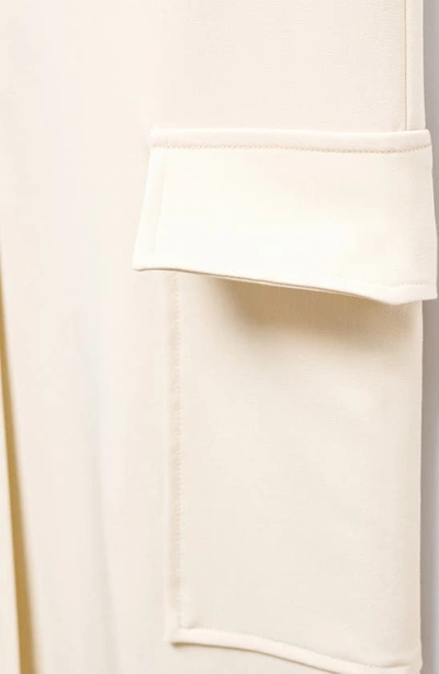 Mango Cargo Maxi Skirt In Ecru