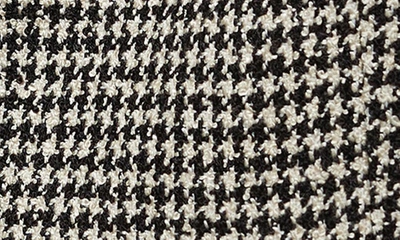 Mango Houndstooth Check Blazer In Black
