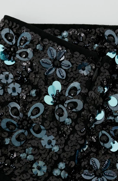 Mango Beaded Shorts In Black