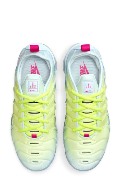 Shop Nike Air Vapormax Plus Sneaker In Blue Tint/ Fire Berry/ Lemon